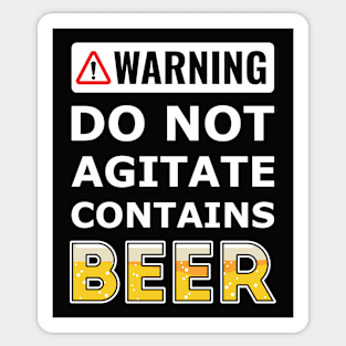 Contains Beer Sticker